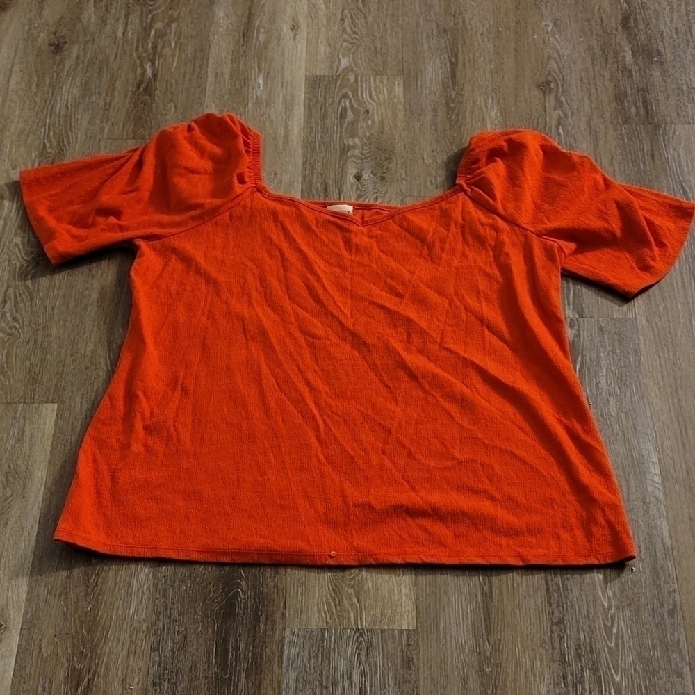 ♥️ Ava viv Red blouse Size 2X